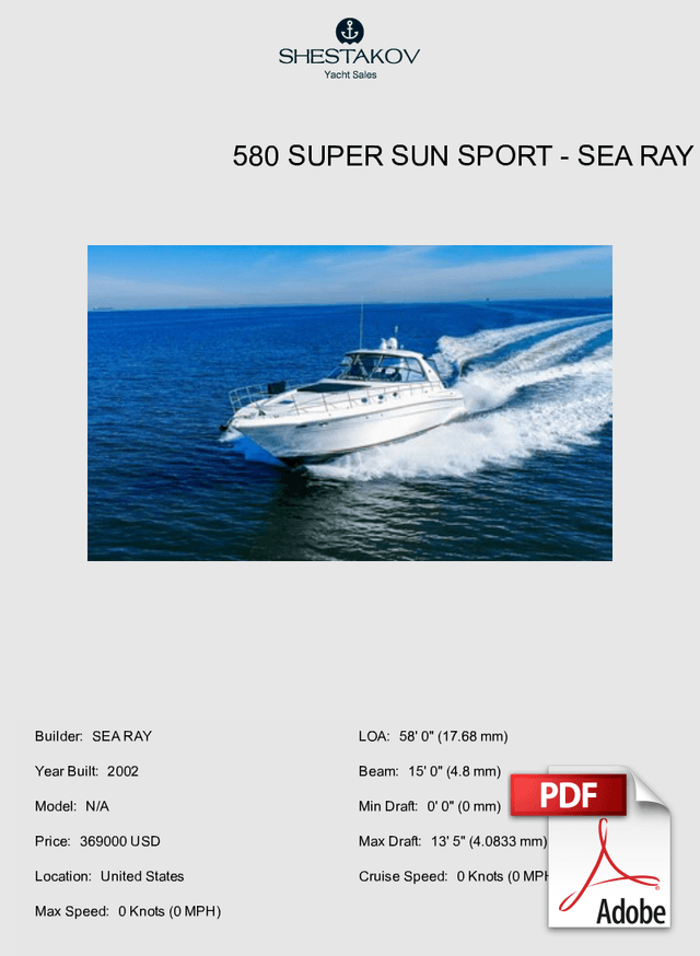 580 Super Sun Sport - N/A - 2002