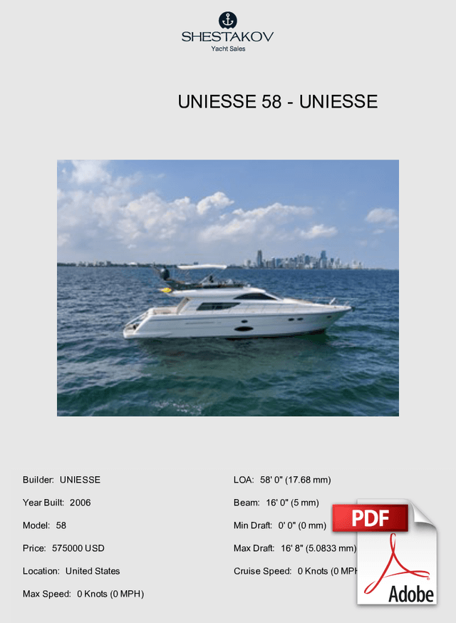 Uniesse 58 - 58 - 2006