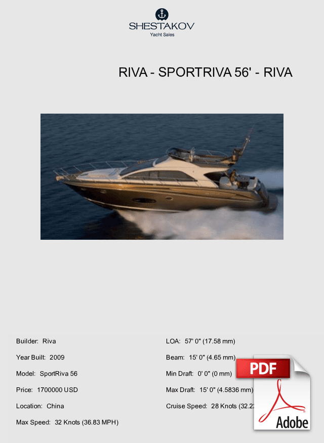 Riva - SportRiva 56' - SportRiva 56 - 2009