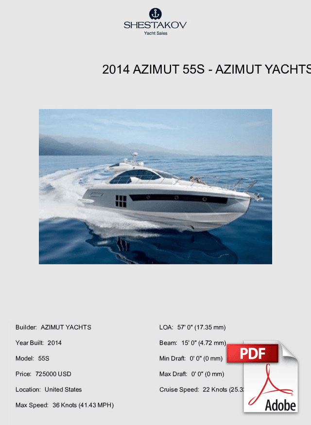 2014 Azimut 55S - 55S - 2014