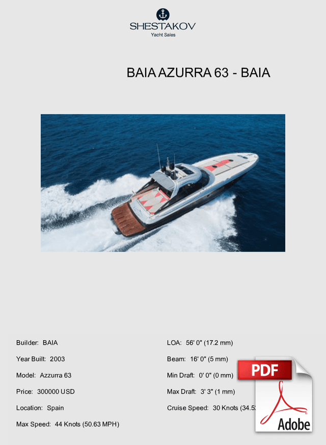 BAIA AZURRA 63 - Azzurra 63 - 2003