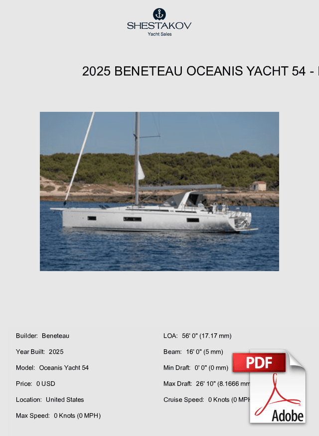 2025 Beneteau Oceanis Yacht 54 - Oceanis Yacht 54 - 2025