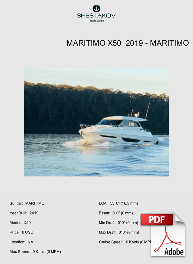 Maritimo X50  2019 - X50 - 0