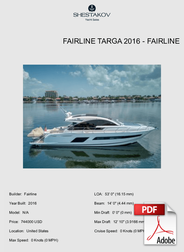 Fairline Targa 2016 - N/A - 2016