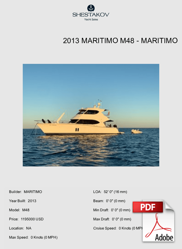 2013 Maritimo M48 - M48 - 0