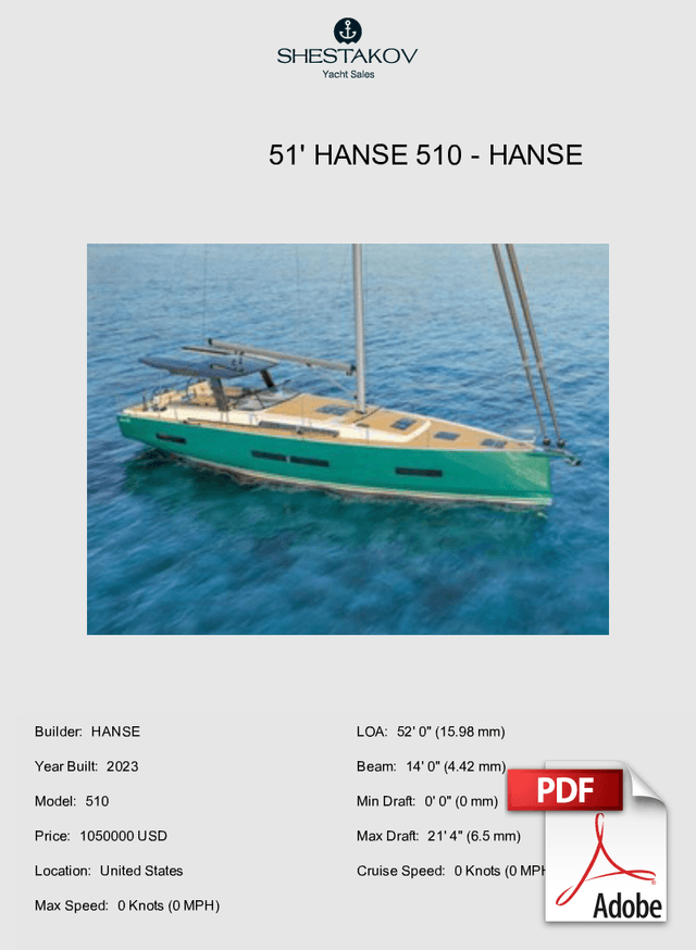 51' Hanse 510 - 510 - 2023