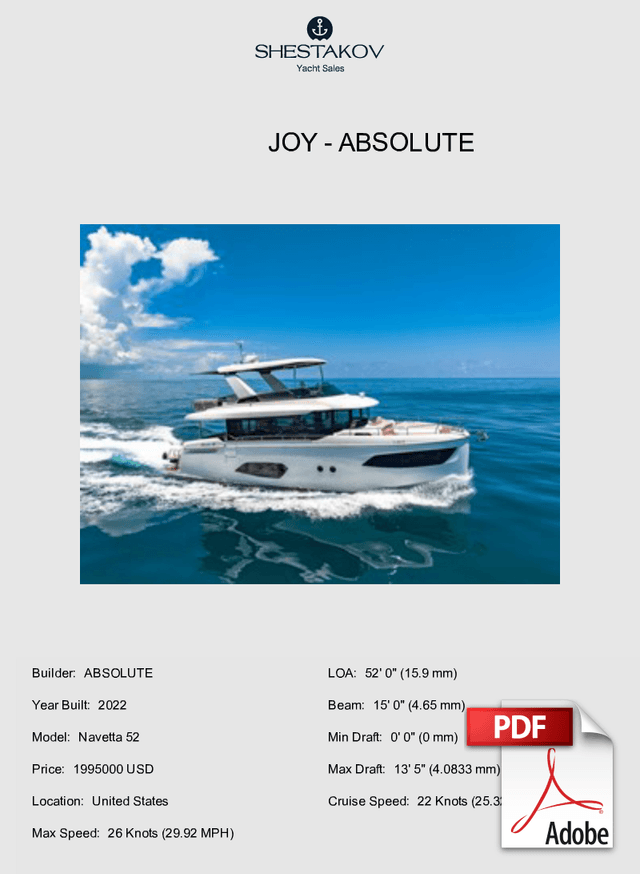 Joy - Navetta 52 - 2022