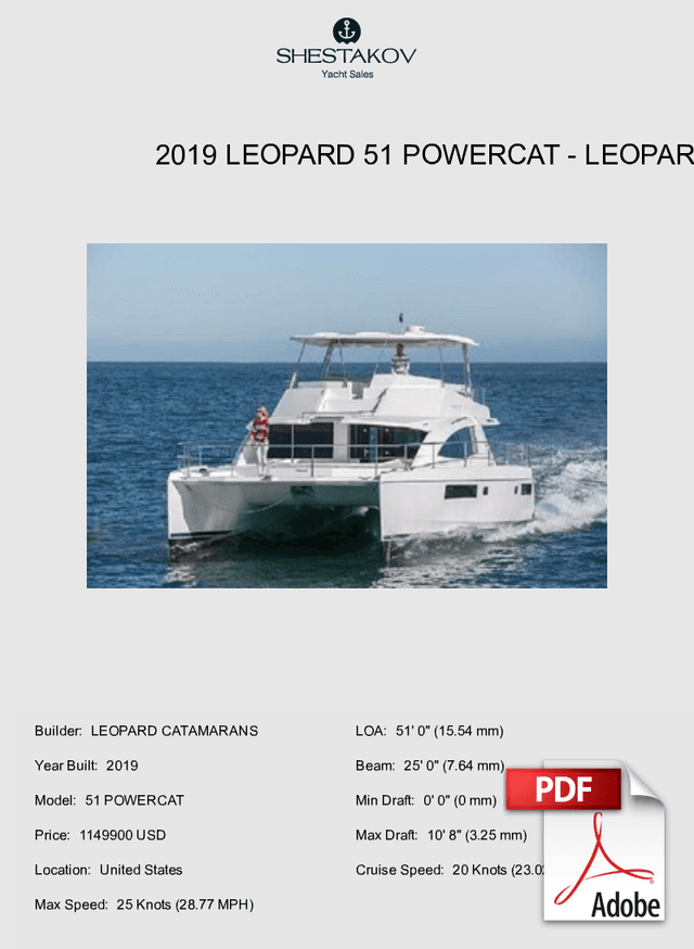 2019 Leopard 51 Powercat - 51 POWERCAT - 2019