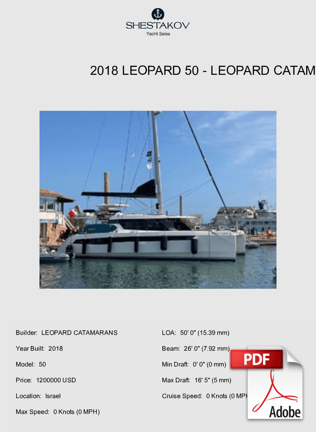 2018 Leopard 50 - 50 - 2018