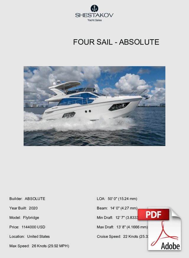 Four Sail - Flybridge - 2020