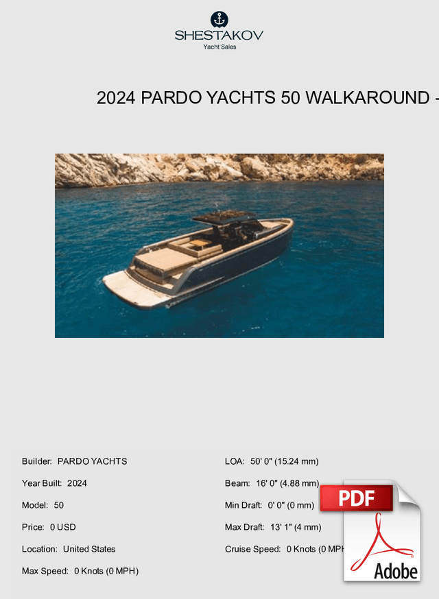 2024 Pardo Yachts 50 Walkaround - 50 - 2024