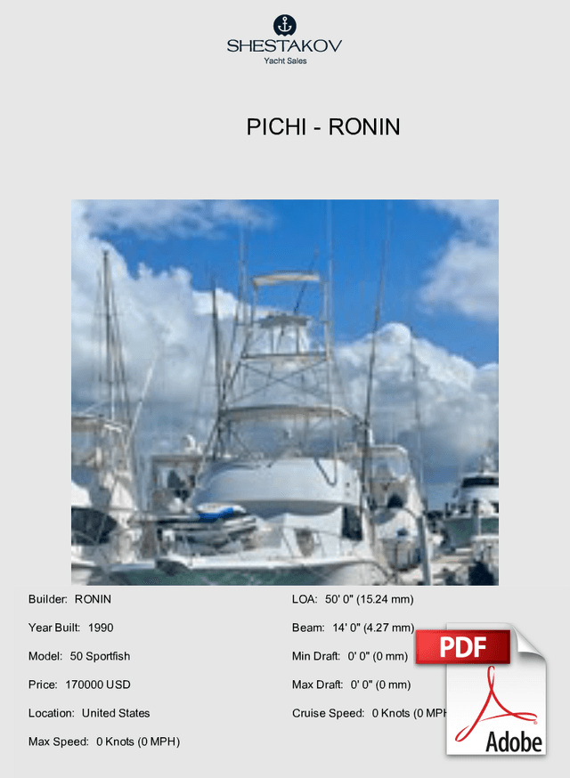 Pichi - 50 Sportfish - 1990