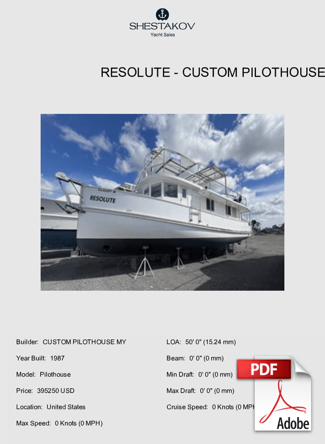 RESOLUTE - Pilothouse - 1987