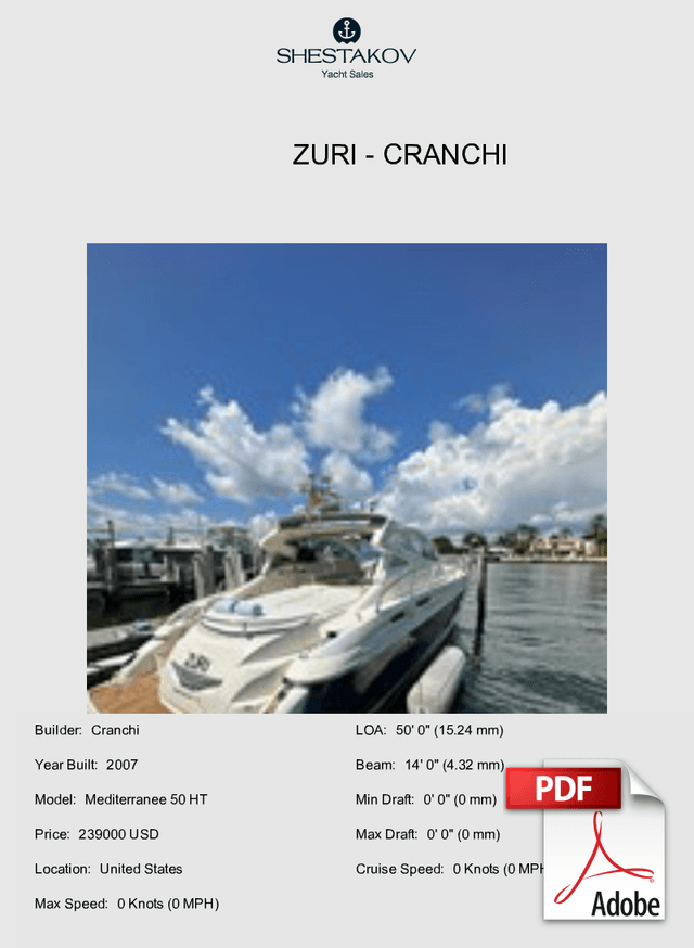 Zuri - Mediterranee 50 HT - 2007