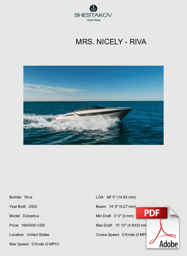 MRS. NICELY - Dolceriva - 2020