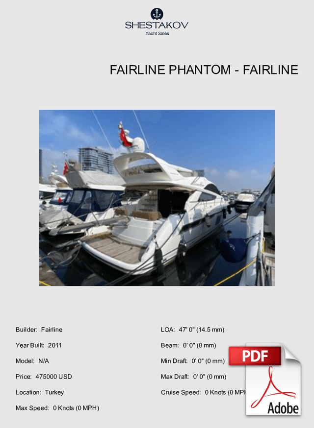 FAIRLINE PHANTOM - N/A - 2011