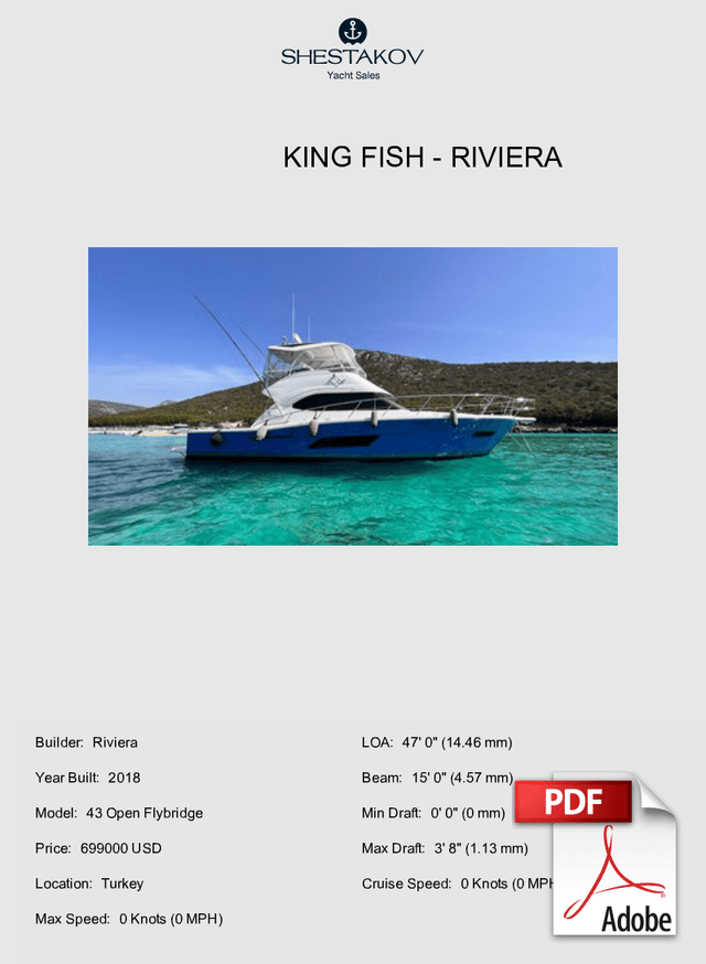 King Fish - 43 Open Flybridge - 2018