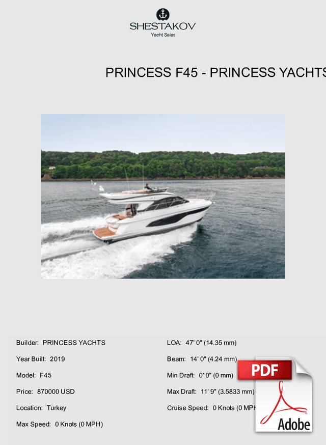 Princess F45 - F45 - 2019