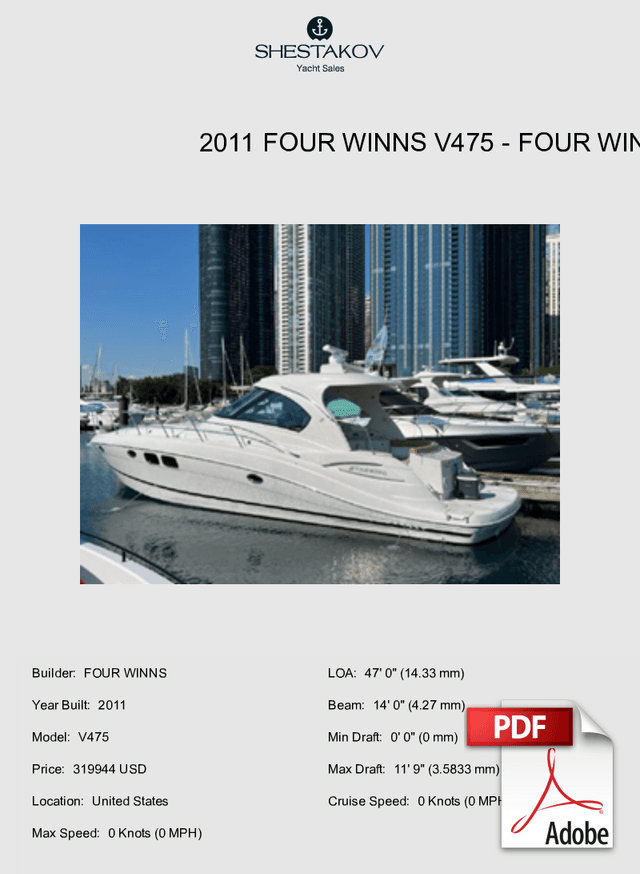 2011 Four Winns V475 - V475 - 2011