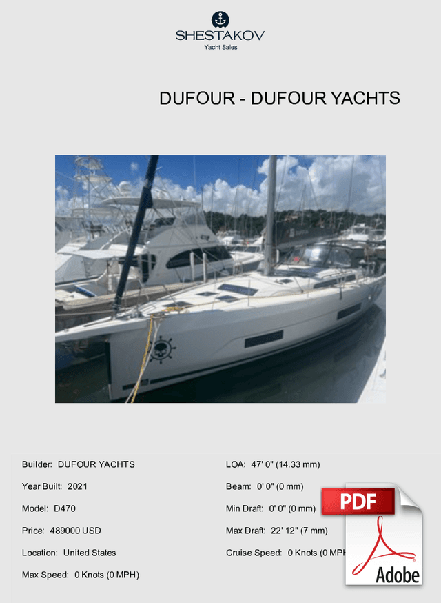 Dufour - D470 - 2021