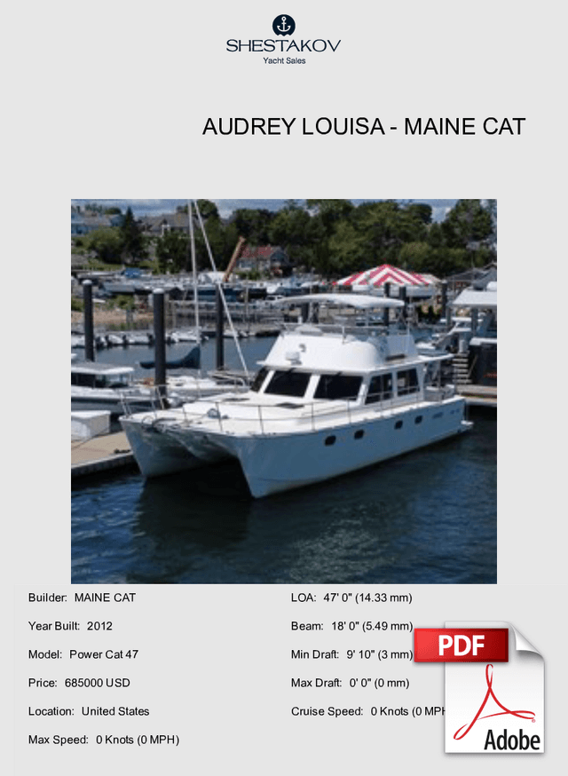 Audrey Louisa - Power Cat 47 - 2012