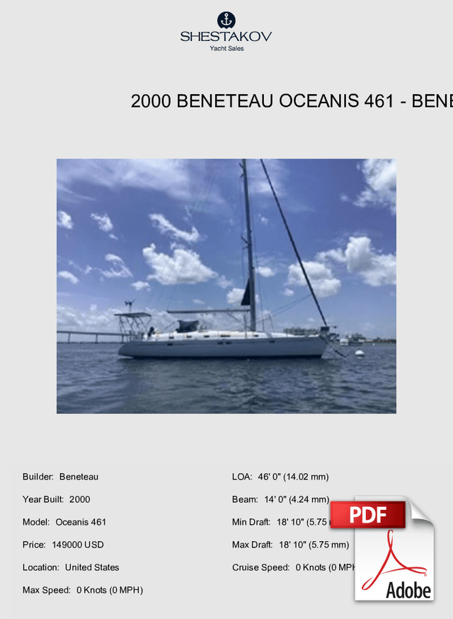 2000 Beneteau Oceanis 461 - Oceanis 461 - 2000