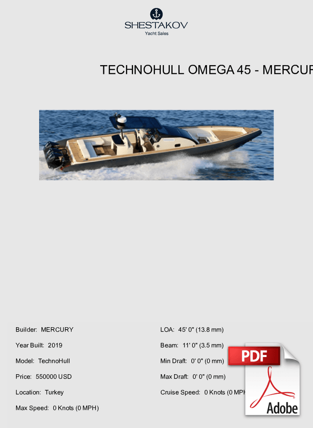 TechnoHull Omega 45 - TechnoHull - 2019