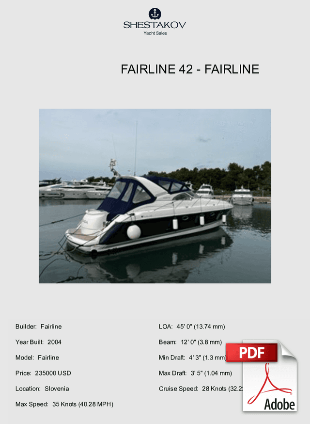 Fairline 42 - Fairline - 2004