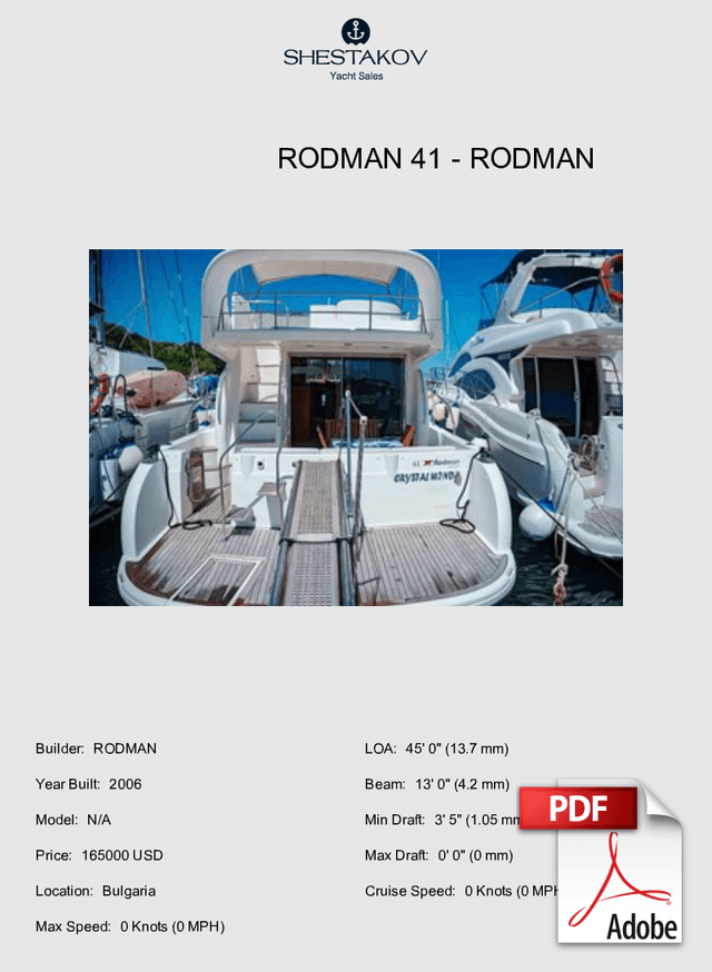 Rodman 41 - N/A - 2006