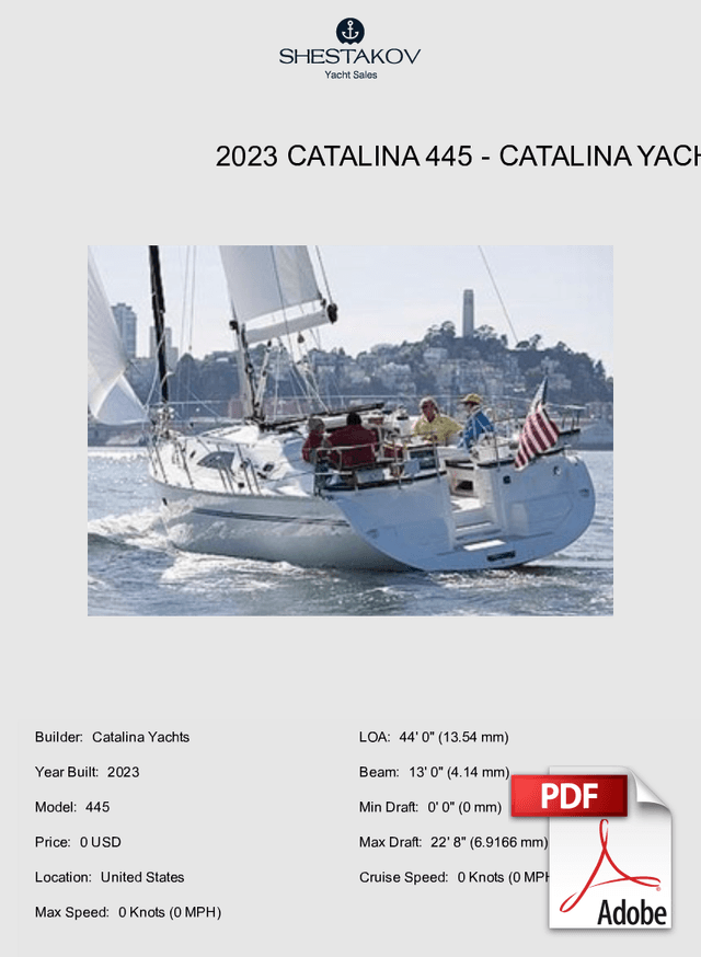 2023 Catalina 445 - 445 - 2023