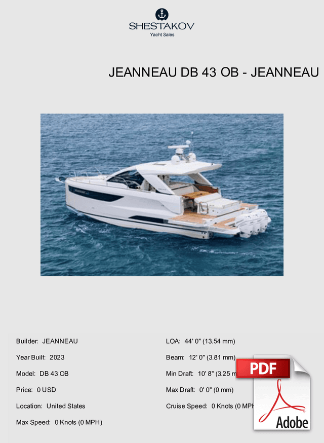 Jeanneau DB 43 OB - DB 43 OB - 2024