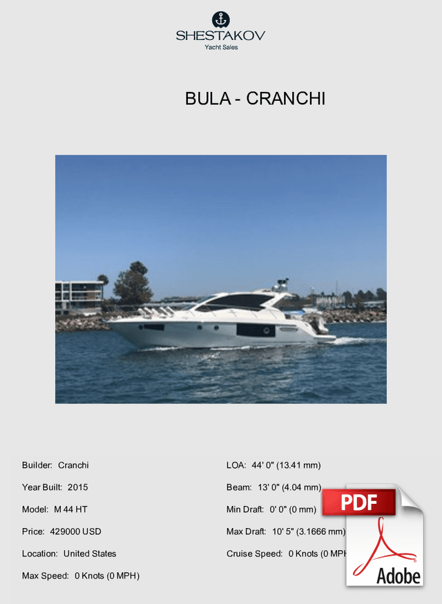 Bula - M 44 HT - 2015