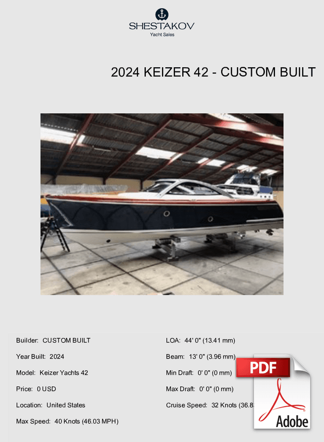 2024 Keizer 42 - Keizer Yachts 42 - 2024