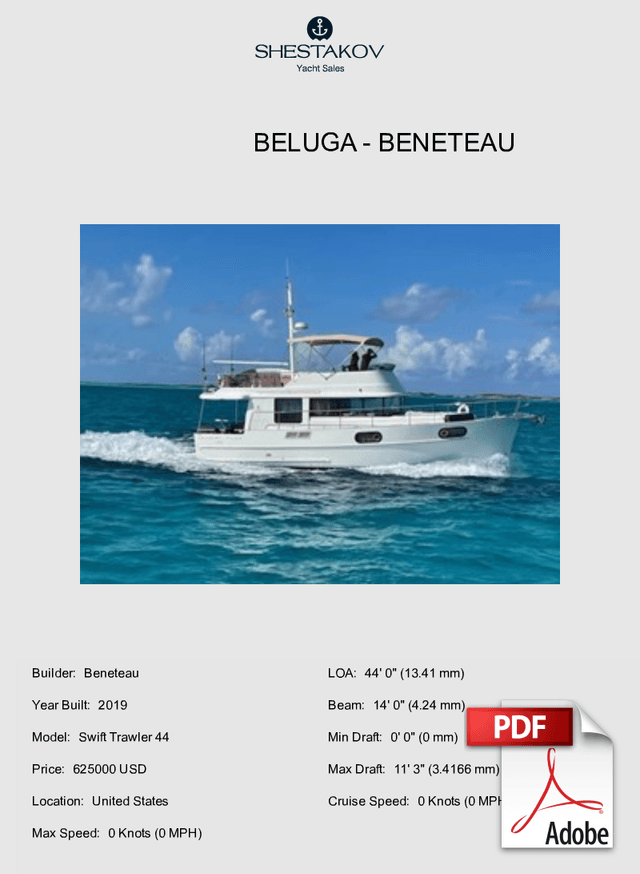 Beluga - Swift Trawler 44 - 2019