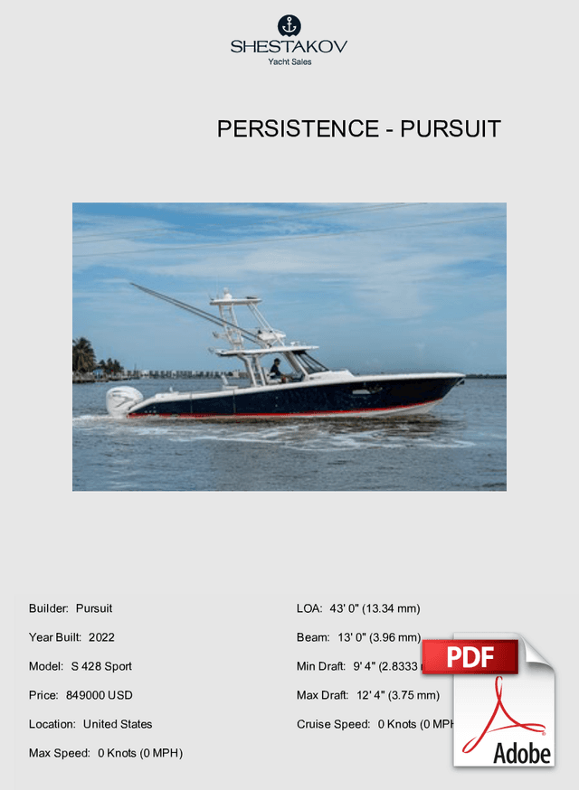 Persistence - S 428 Sport - 2022