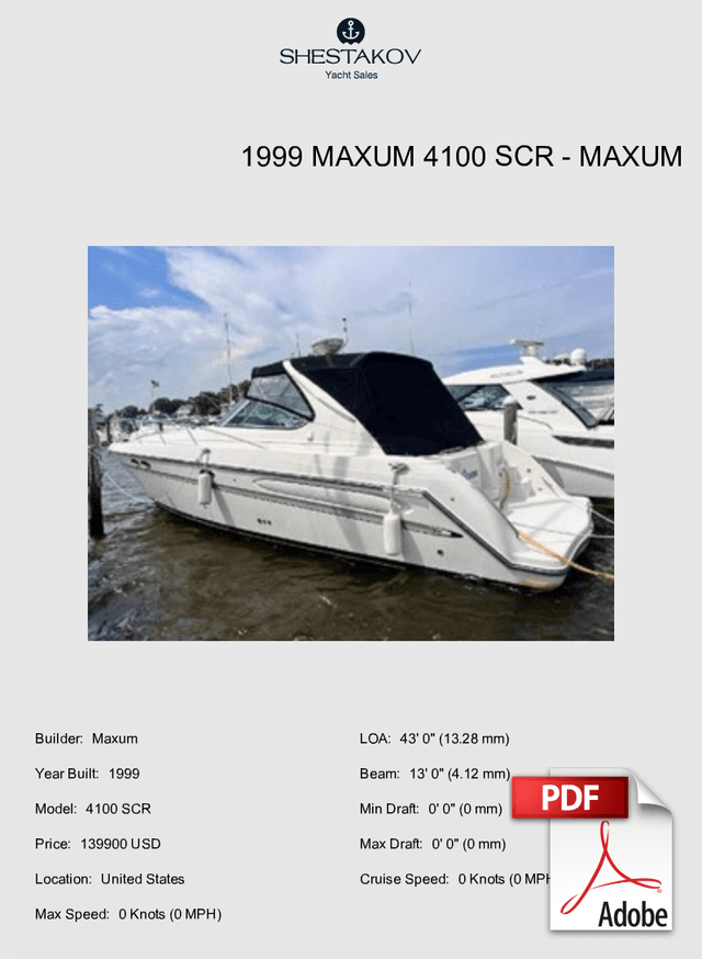 1999 MAXUM 4100 SCR - 4100 SCR - 1999