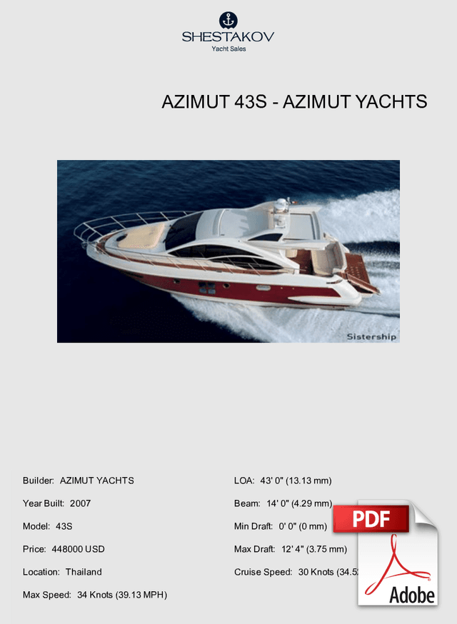 Azimut 43S - 43S - 2007