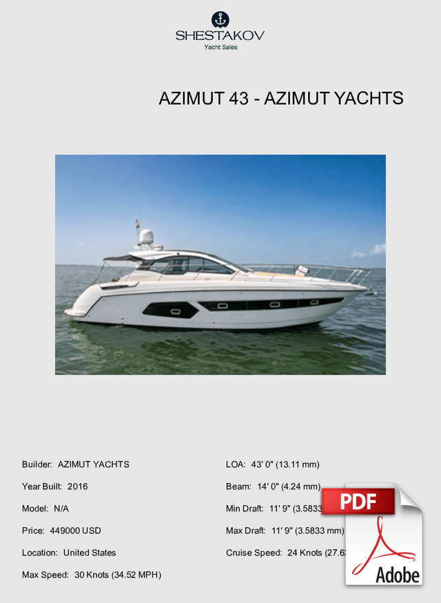 AZIMUT 43 - N/A - 2016