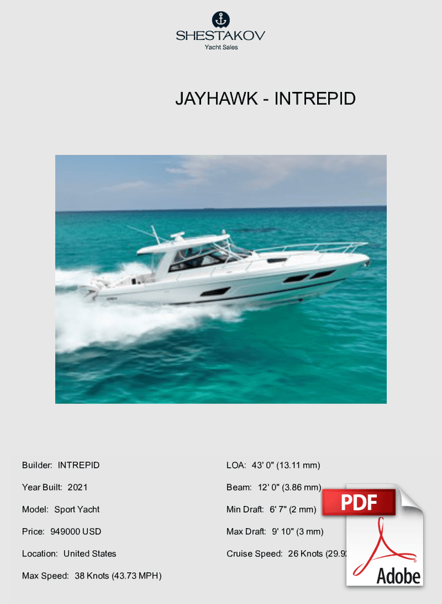 Jayhawk - Sport Yacht - 2021