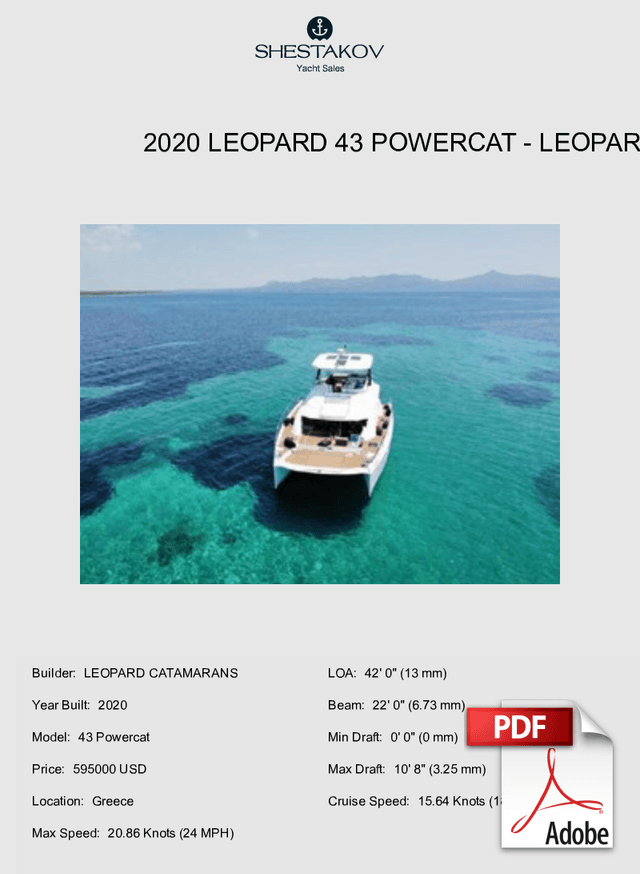 2020 Leopard 43 Powercat - 43 Powercat - 2020