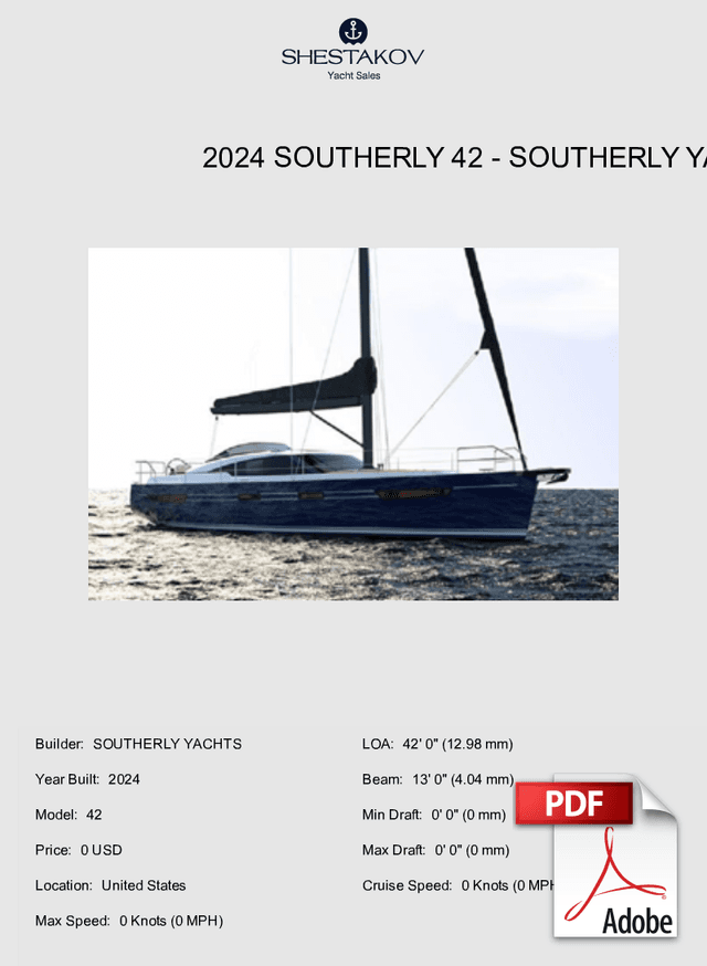 2024 Southerly 42 - 42 - 2024