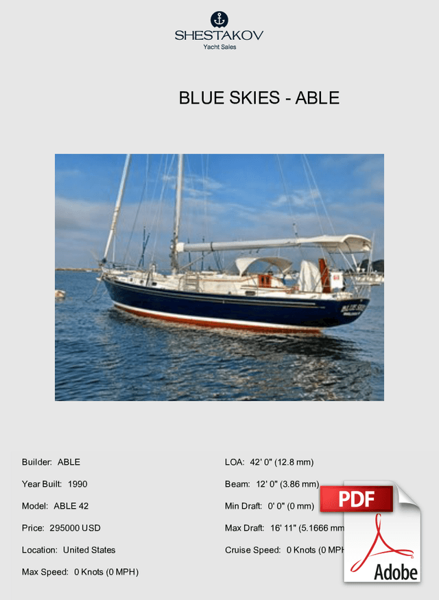 Blue Skies - ABLE 42 - 1990