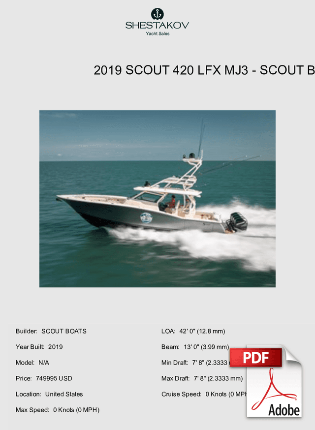 2019 Scout 420 LFX MJ3 - N/A - 2019