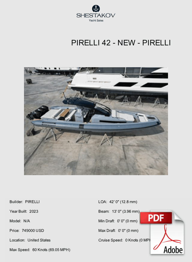 Pirelli 42 - NEW - N/A - 2023