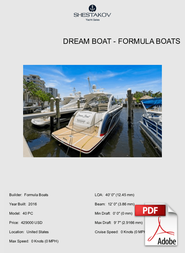 Dream Boat - 40 PC - 2016