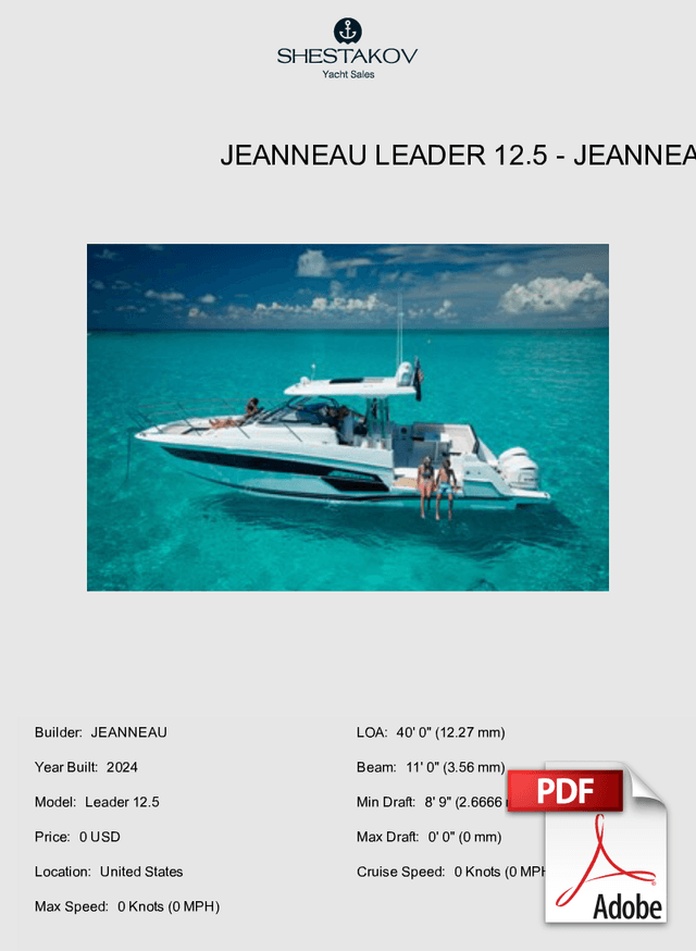 JEANNEAU Leader 12.5 - Leader 12.5 - 2025