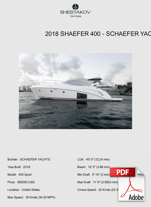 2018 Shaefer 400 - 400 Sport - 2018