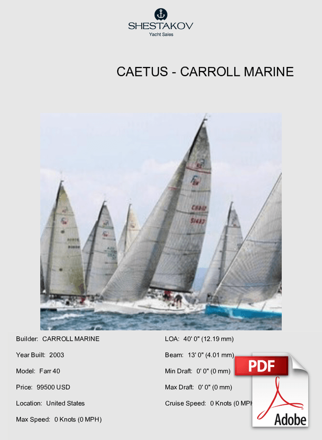 CAETUS - Farr 40 - 2003