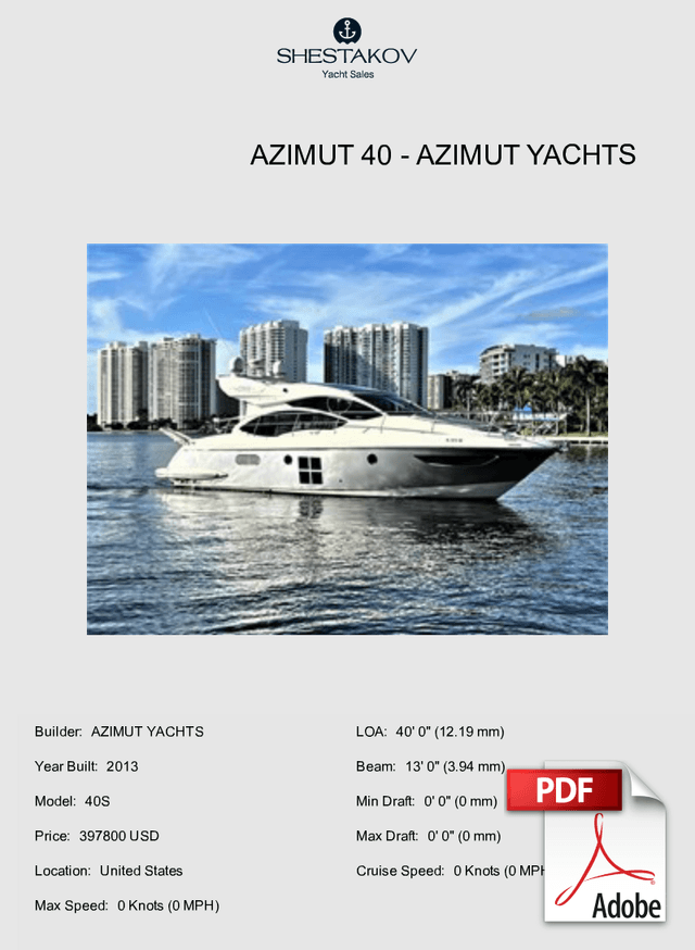 Azimut 40 - 40S - 2013