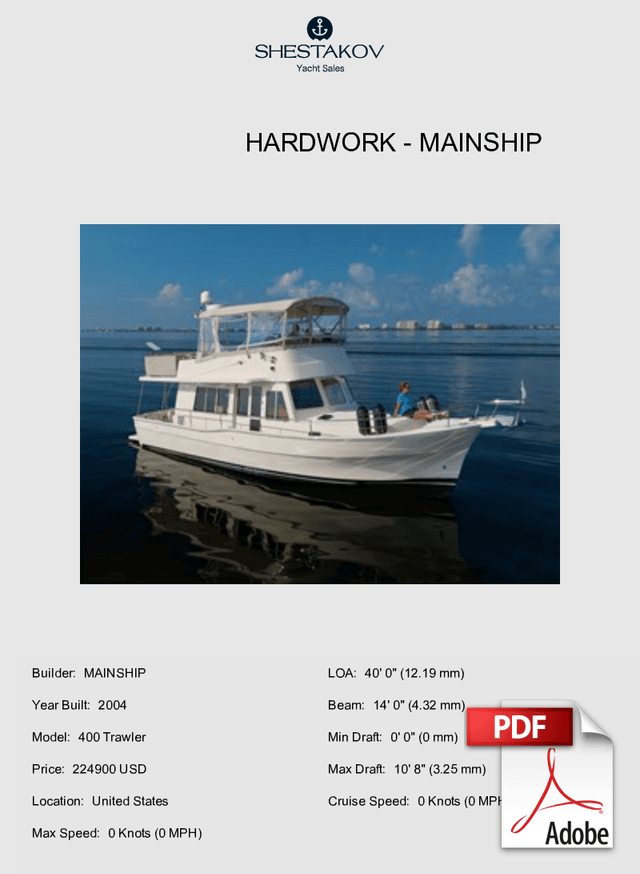 Hardwork - 400 Trawler - 2004